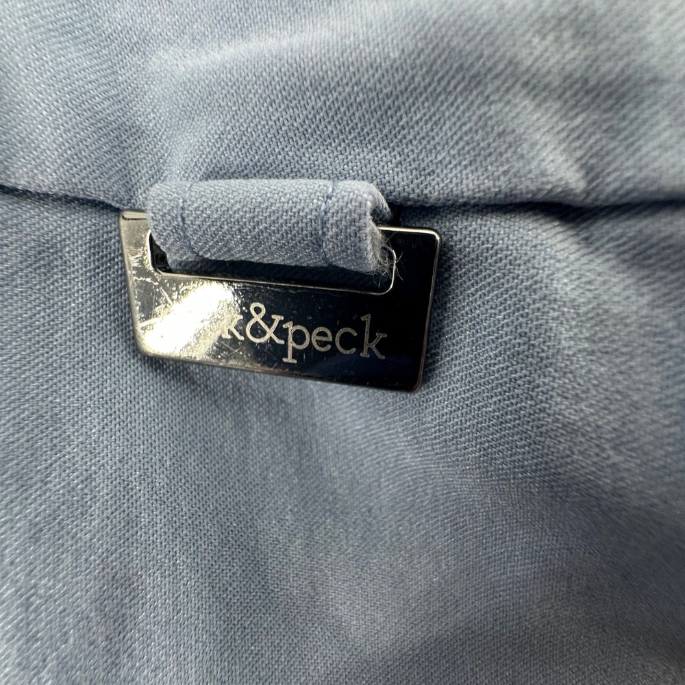 Peck & Peck Bermuda Shorts Womens 16 Blue Stretch Coastal Modest Slimming Panel - Picture 4 of 10